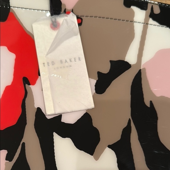 NWT Ted Baker London Women's Floral Tote Bag - Black, Red, White - Picture 3 of 10